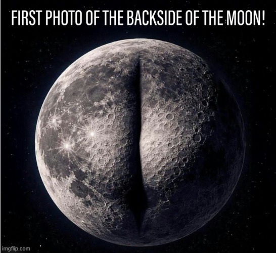 Once again MSM ignores the big story | image tagged in backside of moon meme | made w/ Imgflip meme maker