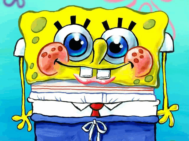 bob esponja hola Blank Meme Template