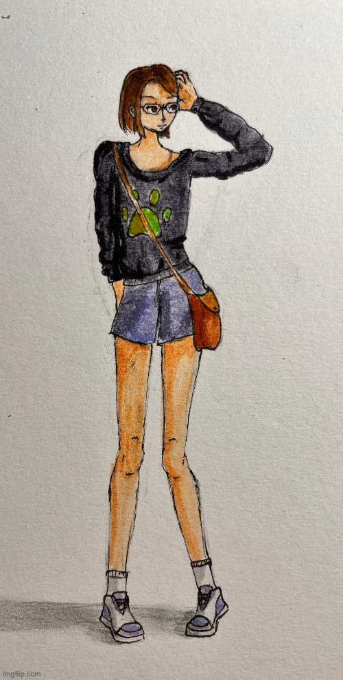 image tagged in drawing,original character | made w/ Imgflip meme maker