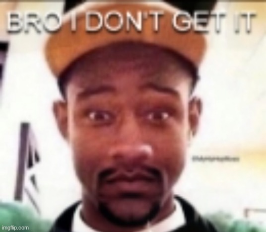 Bro I don't get it | image tagged in bro i don't get it | made w/ Imgflip meme maker