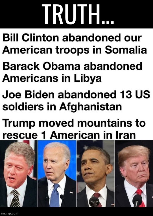 The majority of The UniParty couldn’t care less about any of this | Truth… | image tagged in political meme,bill clinton,barack obama,joe biden,donald trump,the difference | made w/ Imgflip meme maker