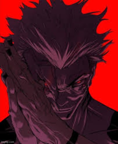 sukuna evil smile | image tagged in sukuna evil smile | made w/ Imgflip meme maker