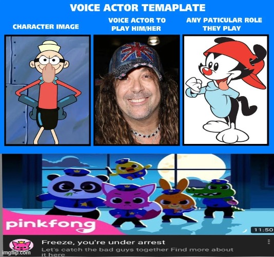 Freeze you're under arrest | image tagged in but i dont like animaniacs | made w/ Imgflip meme maker