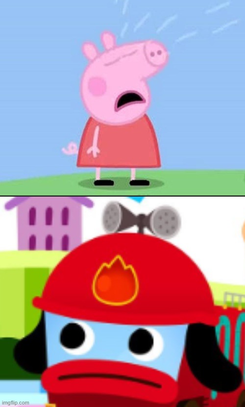 Sorry Zfm and Vmb... | image tagged in who's laughing at peppa pig crying | made w/ Imgflip meme maker