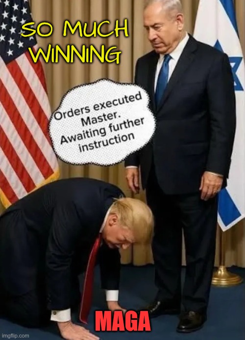 So much winning | So much winning; MAGA | image tagged in trump,gop,maga,nazi,fascists,netanyahu | made w/ Imgflip meme maker