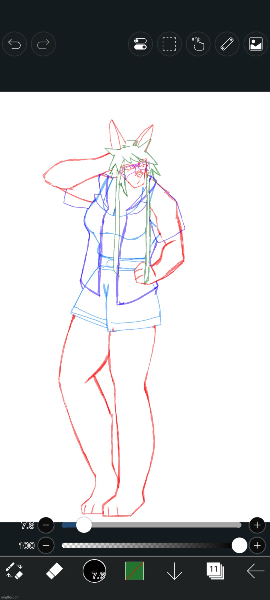 I think I am reaching the flow state genuinely | image tagged in the key is drawing stuff you like who would've known,for me that's cool furry women ig | made w/ Imgflip meme maker