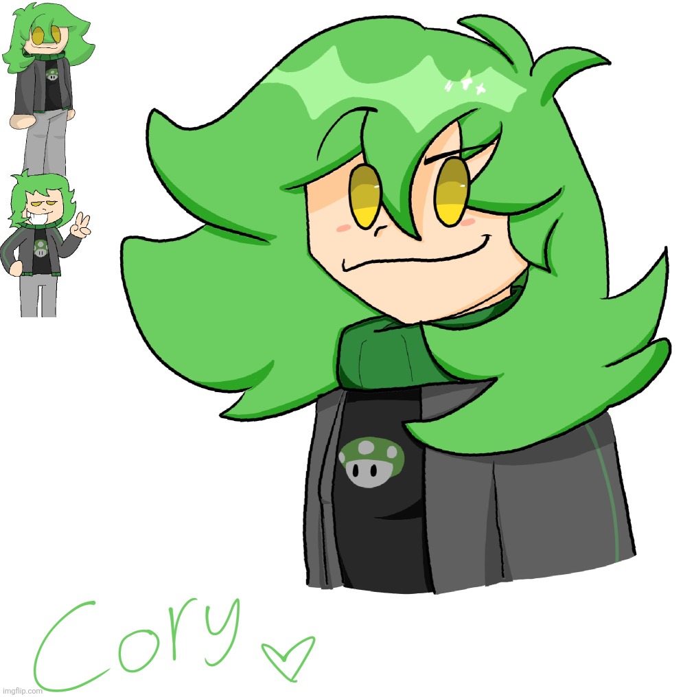 I drew Cory for Rotis, did i cook? (insert tongue emoji here) | image tagged in cory saladson,he is so cool,look at that charming face,its cory,hi cory | made w/ Imgflip meme maker