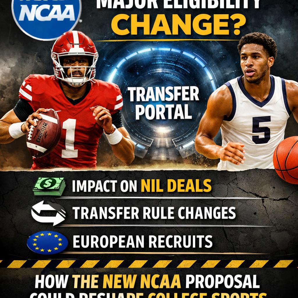 NCAA weighs major eligibility change that could reshape college Blank Meme Template