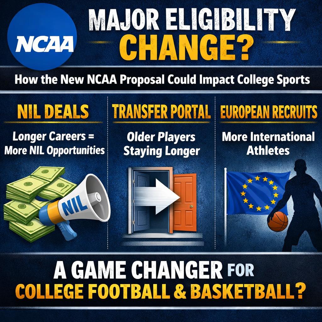 NCAA weighs major eligibility change that could reshape college Blank Meme Template