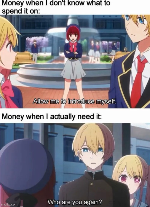 image tagged in oshi no ko,aqua,kana,ruby | made w/ Imgflip meme maker