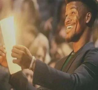 Jimmy Butler paper rejoice lucky happy relieved exalt Blank Meme Template