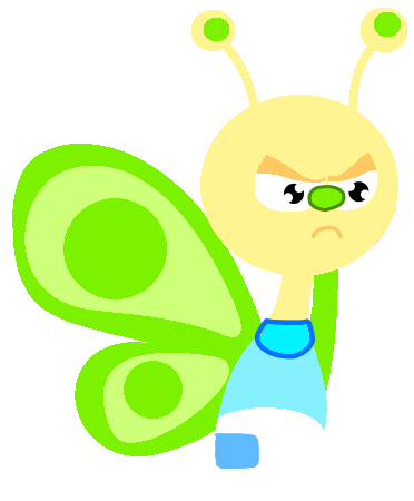 Grumpy Baby Boy Butterfly Meme Template