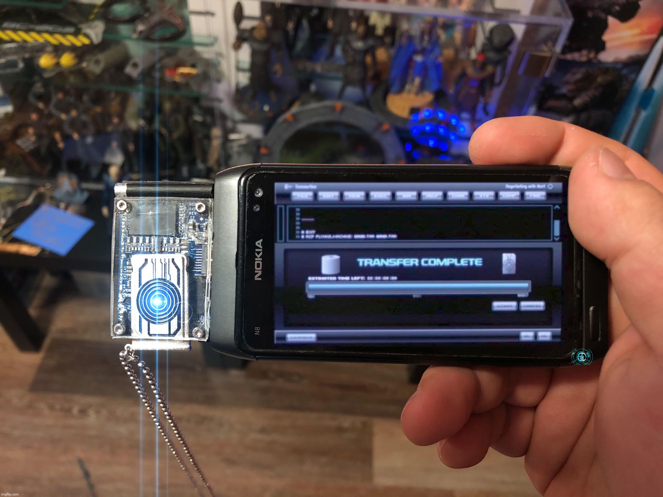 Nokia N8: From "Tron Legacy" | image tagged in nokia n8 tron legacy,nokia | made w/ Imgflip meme maker