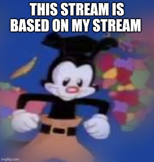 YAKKO | This stream is based on my stream | image tagged in yakko | made w/ Imgflip meme maker