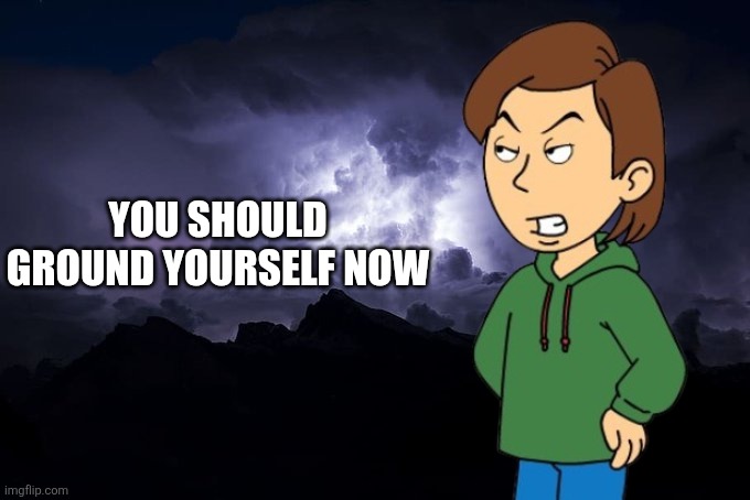 You Should Ground yourself Now | You Should Ground yourself Now | image tagged in ltg lightning | made w/ Imgflip meme maker