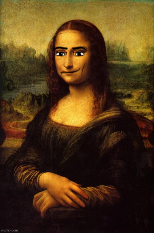 true | image tagged in the mona lisa | made w/ Imgflip meme maker