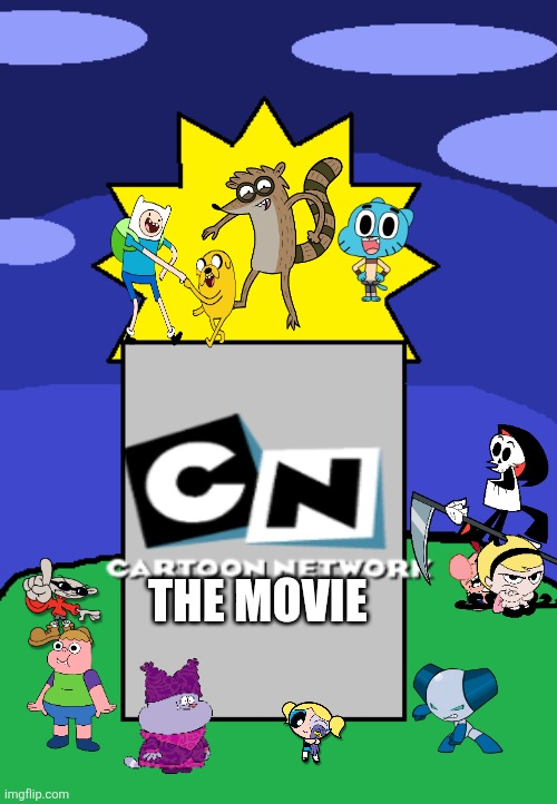 Cartoon network the Movie (GoAnimate The Movie Parody) | The Movie | image tagged in go animate the movie poster | made w/ Imgflip meme maker