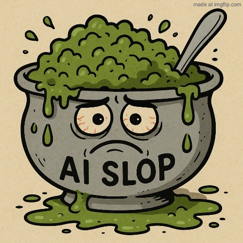 AI slop | image tagged in ai slop | made w/ Imgflip meme maker