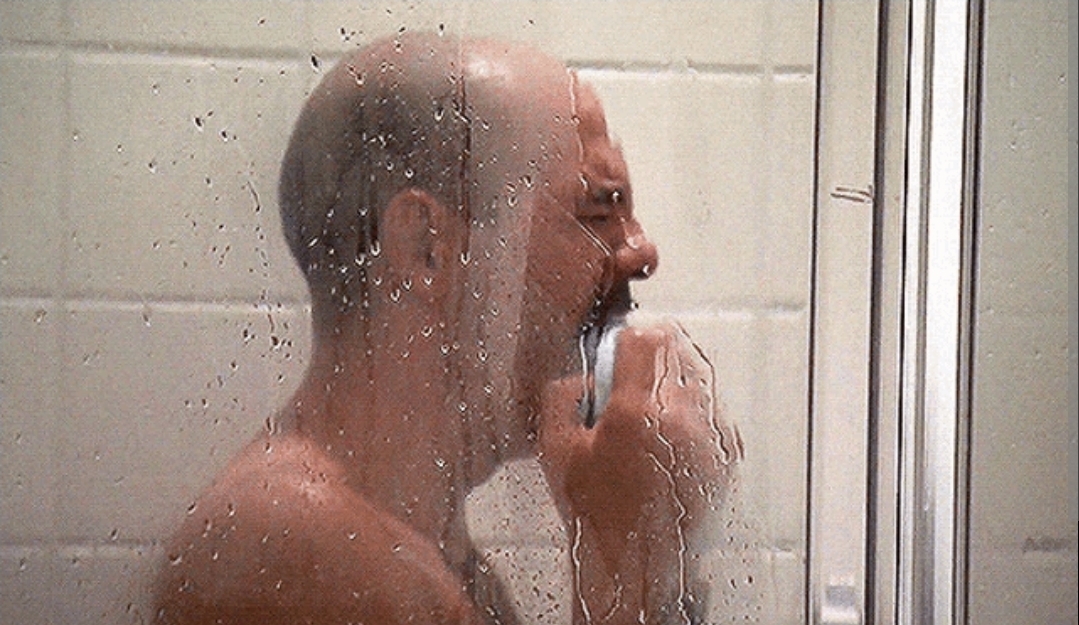 Shower cry Blank Meme Template