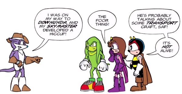 Nack The Weasel, Green Knuckle and Charmy Bee Blank Meme Template