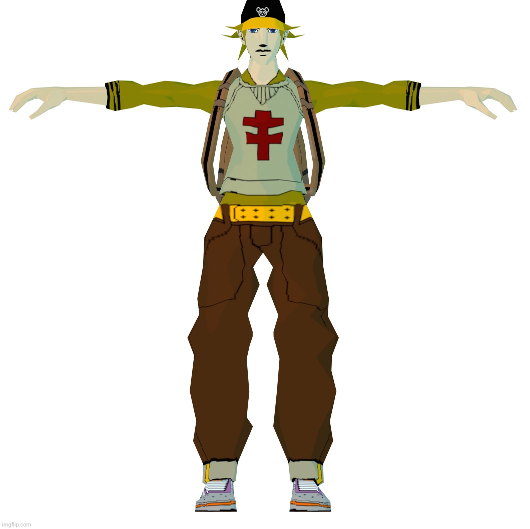 Only other image I can find of this absolute hottie is a literal 3d model | made w/ Imgflip meme maker