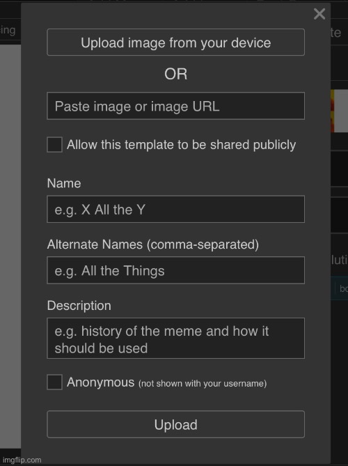 bruh, why can’t i post anything without it uploading a template automatically without my consent | made w/ Imgflip meme maker