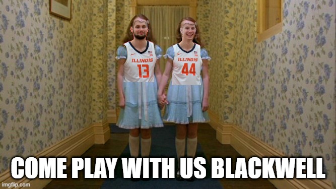 Come play with us blackwell | Come play with us blackwell | image tagged in come play with us | made w/ Imgflip meme maker
