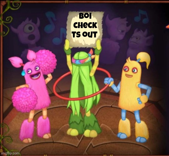 I've fixed my announcement temp | Boi check ts out | image tagged in elmofan6543 announcement temp | made w/ Imgflip meme maker