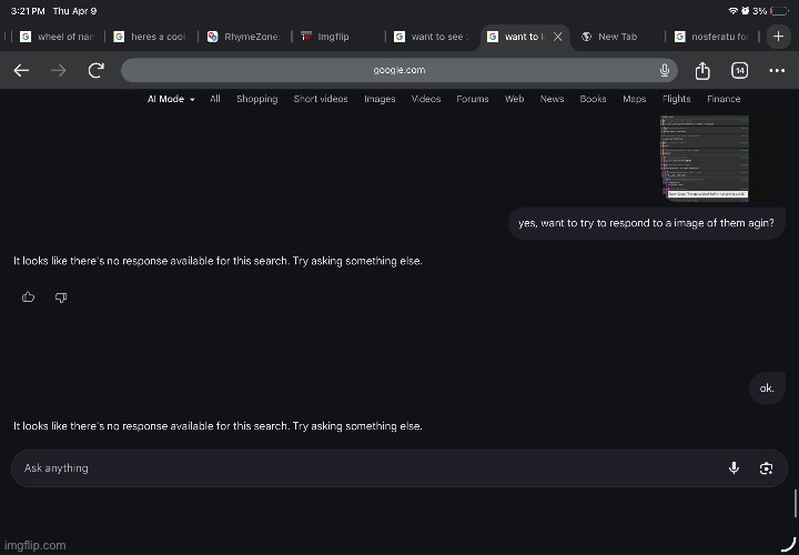 GEMINI WHY I JUST WANTED TO SHOW YOU A COMMENT SECTION | image tagged in gemini | made w/ Imgflip meme maker