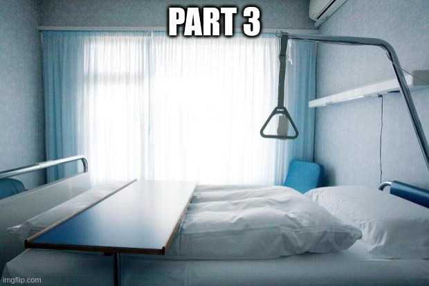 Hospital bed | part 3 | image tagged in hospital bed | made w/ Imgflip meme maker