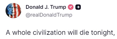 Whole civilization will die tonight Blank Meme Template