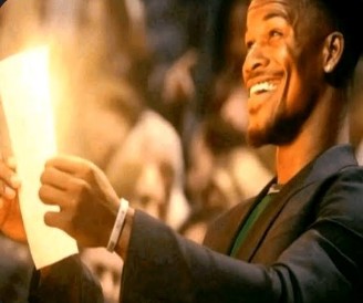 Gold paper happy Blank Meme Template