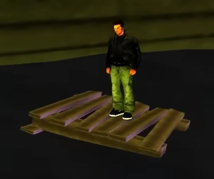 High Quality Claude floating on wood Blank Meme Template