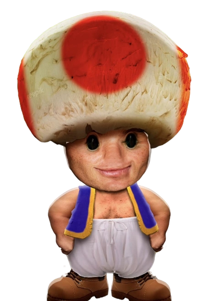 Realistic Toad Blank Meme Template