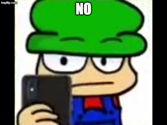 no | image tagged in bambi has caught you in 4k | made w/ Imgflip meme maker