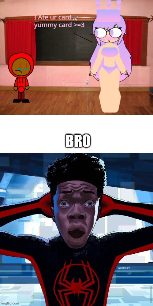 Bro | image tagged in spiderman fr fr ong | made w/ Imgflip meme maker