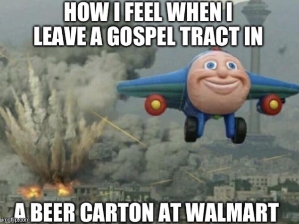 Beer cartons and the gospel | image tagged in gifs,christianity,evangelicals,funny memes | made w/ Imgflip meme maker