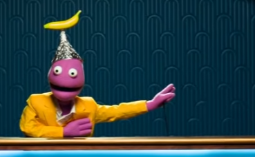 High Quality Randy Feltface with Banana Blank Meme Template