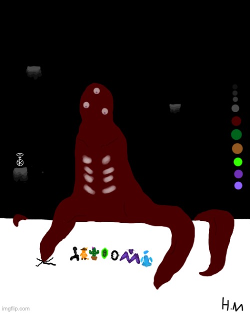 I genuinely couldn't be bothered with a redraw since the go is way better (hm is hive mind, my discord user) | made w/ Imgflip meme maker