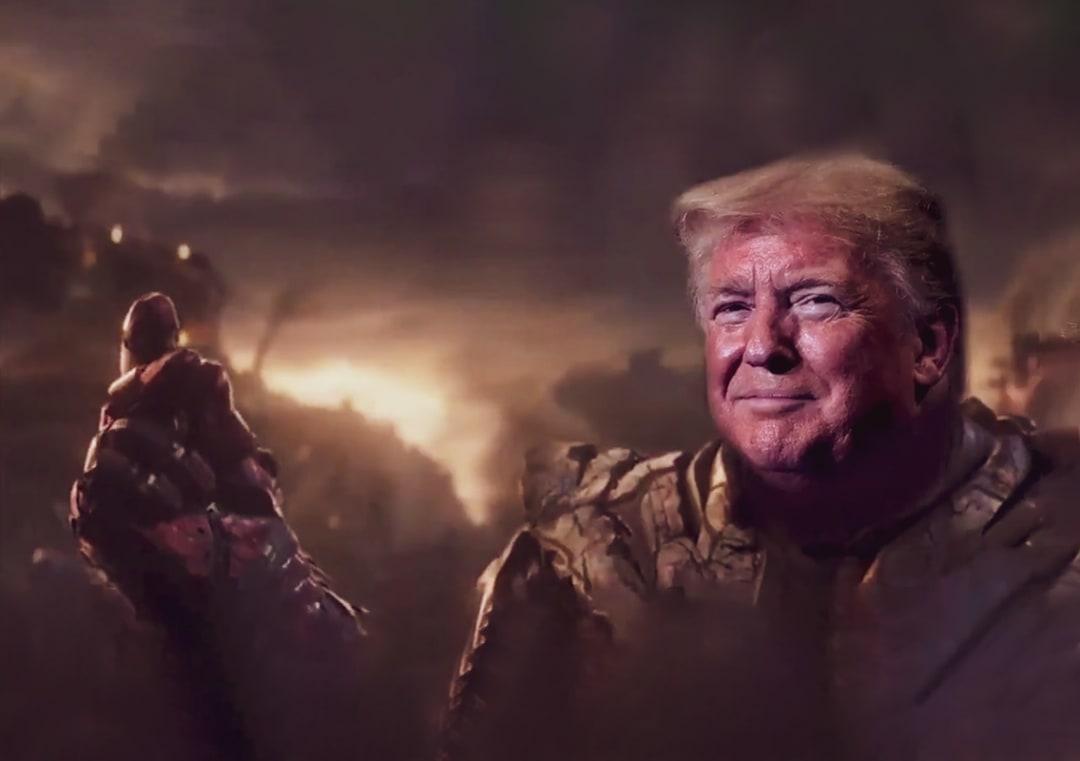 Thanos Trump Blank Meme Template