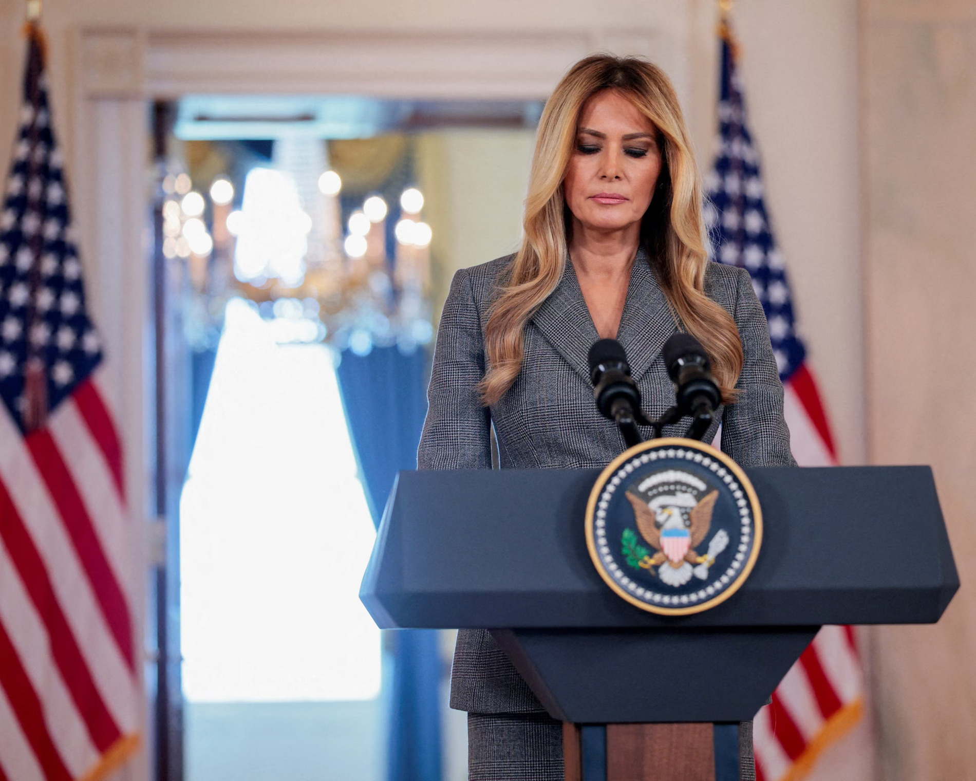 Melania Trump Blank Meme Template
