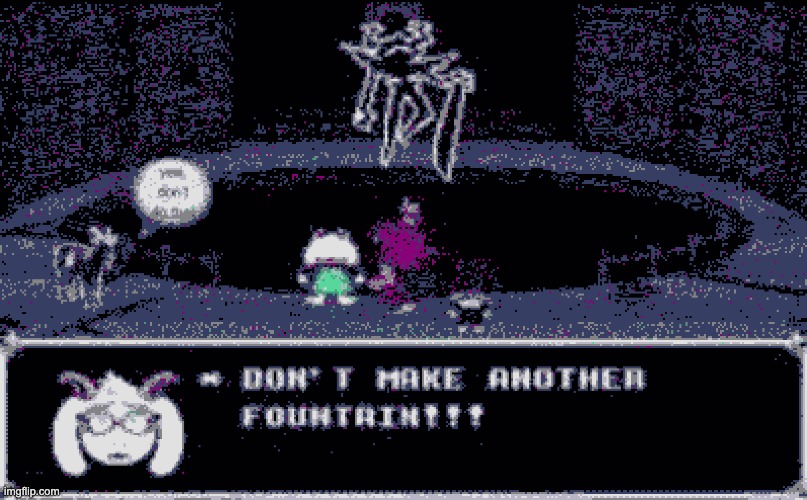 .e....e.r..___ | image tagged in deltarune,goats | made w/ Imgflip meme maker