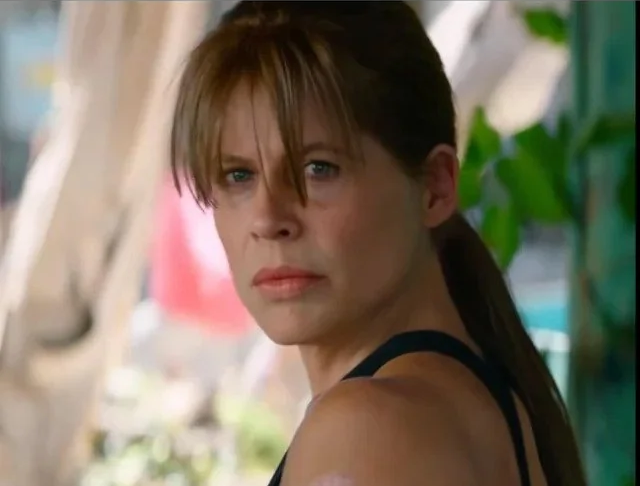 Sarah Connor watching you Blank Meme Template