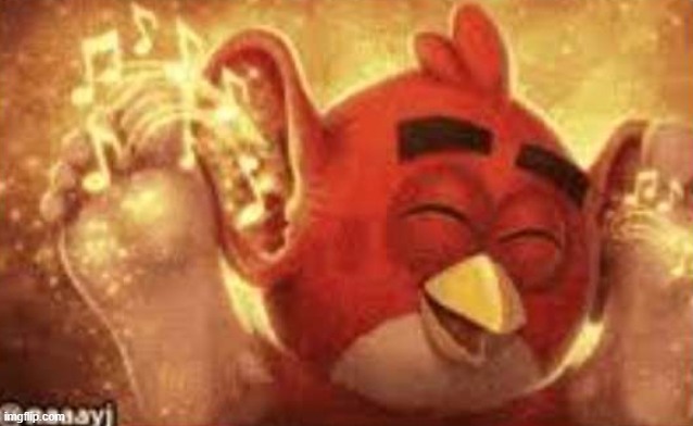 angry bird with ear open foot open | image tagged in angry bird with ear open foot open | made w/ Imgflip meme maker