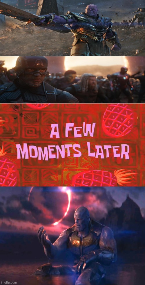 thanos Blank Meme Template