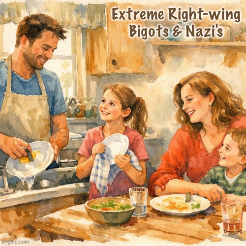 Klan Meeting | Extreme Right-wing
Bigots & Nazi's; Marko | image tagged in memes,lefty hates happiness joy love peace,family is cherished by righty,disdained by lefty,fjb voters kissmyass | made w/ Imgflip meme maker