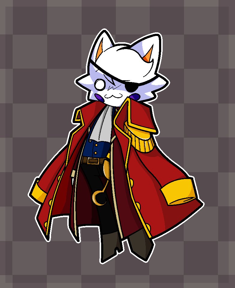 pirate lolbit Blank Meme Template