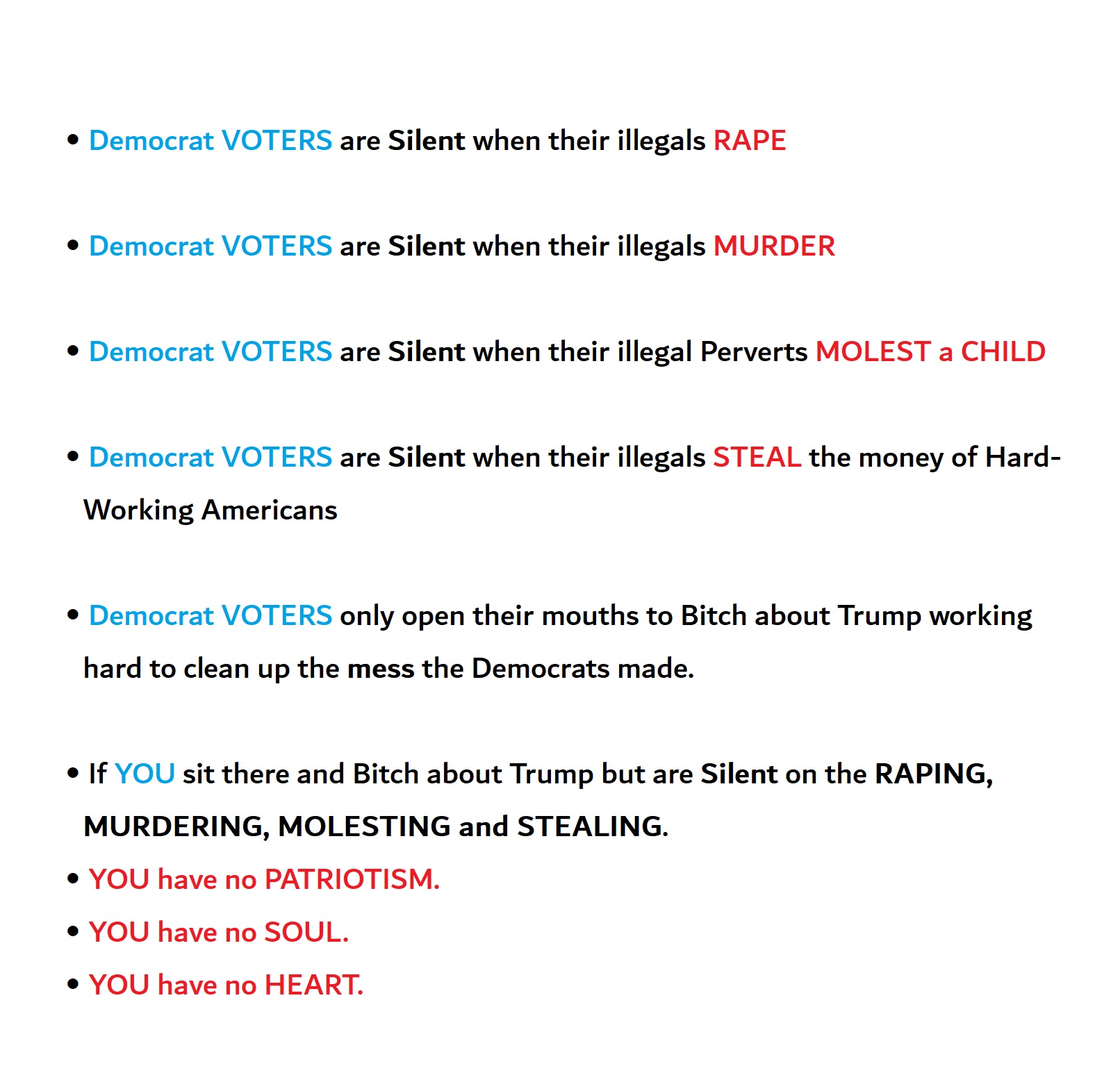 Democrats are silent Blank Meme Template