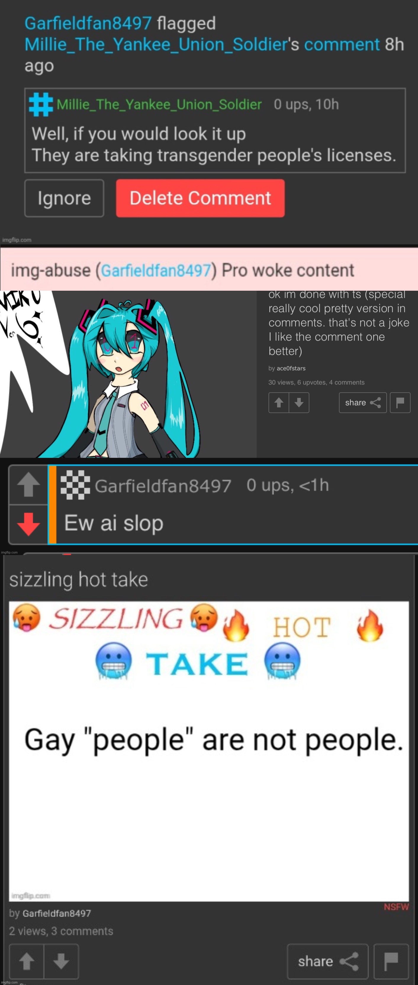 garfieldfan drama archive | made w/ Imgflip meme maker