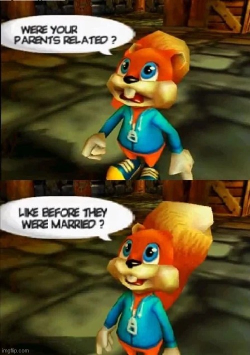 image tagged in conker | made w/ Imgflip meme maker